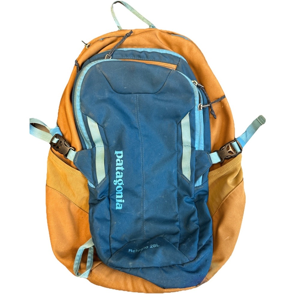 Patagonia Refugio 28L Backpack Blue Outdoor Trail Hiking Travel Daypack Laptop